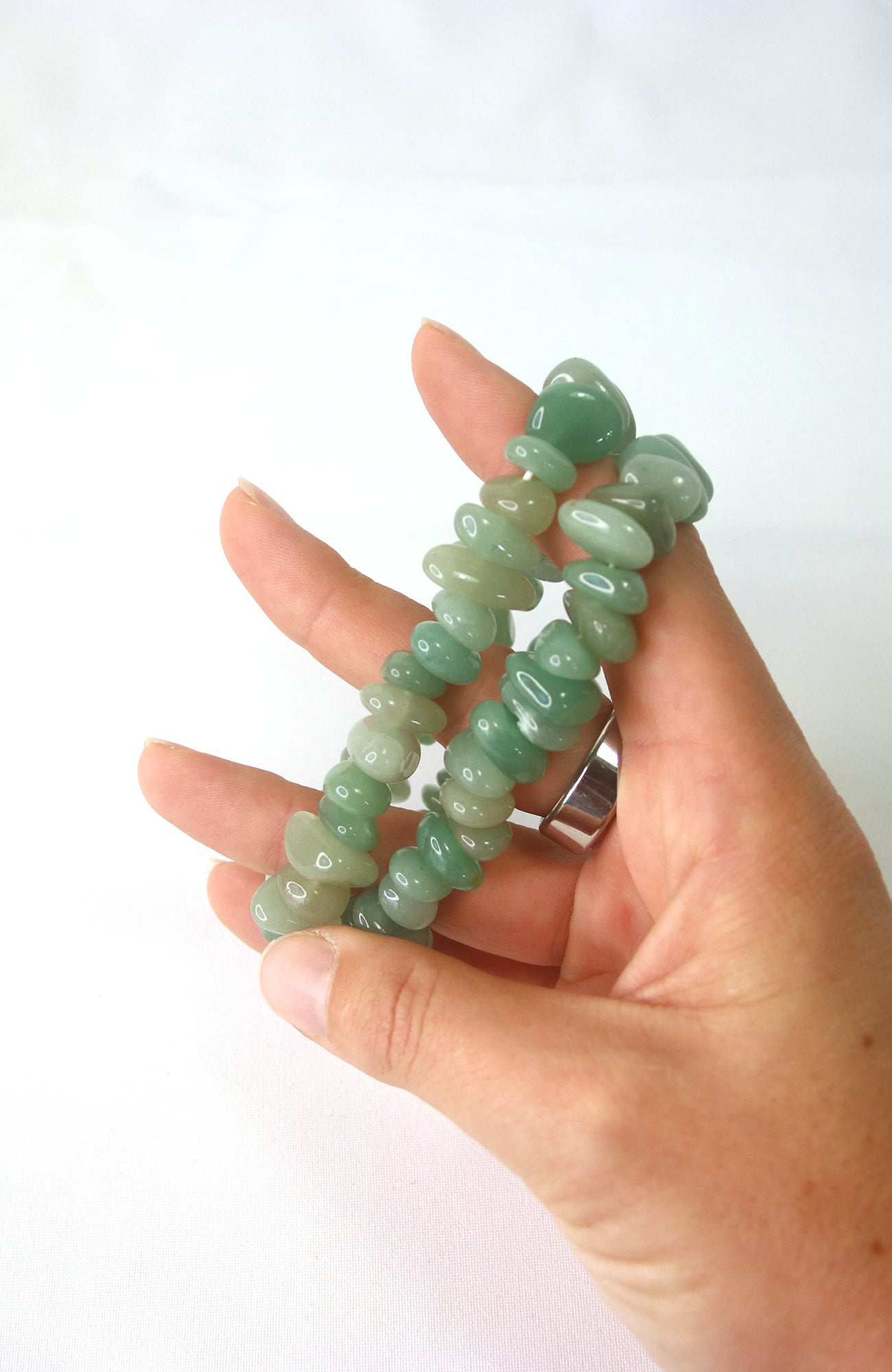 Green Aventurine Nugget Bracelet